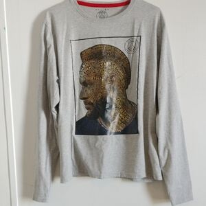 Paris Saint Germain Graphic Long Sleeve Shirt Size XL